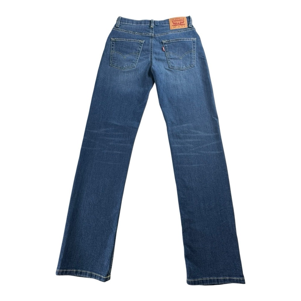 Levi's 514 Vintage Women's‎ Blue Skinny  Mid Rise Jeans Size 14 Regular - Picture 4 of 16